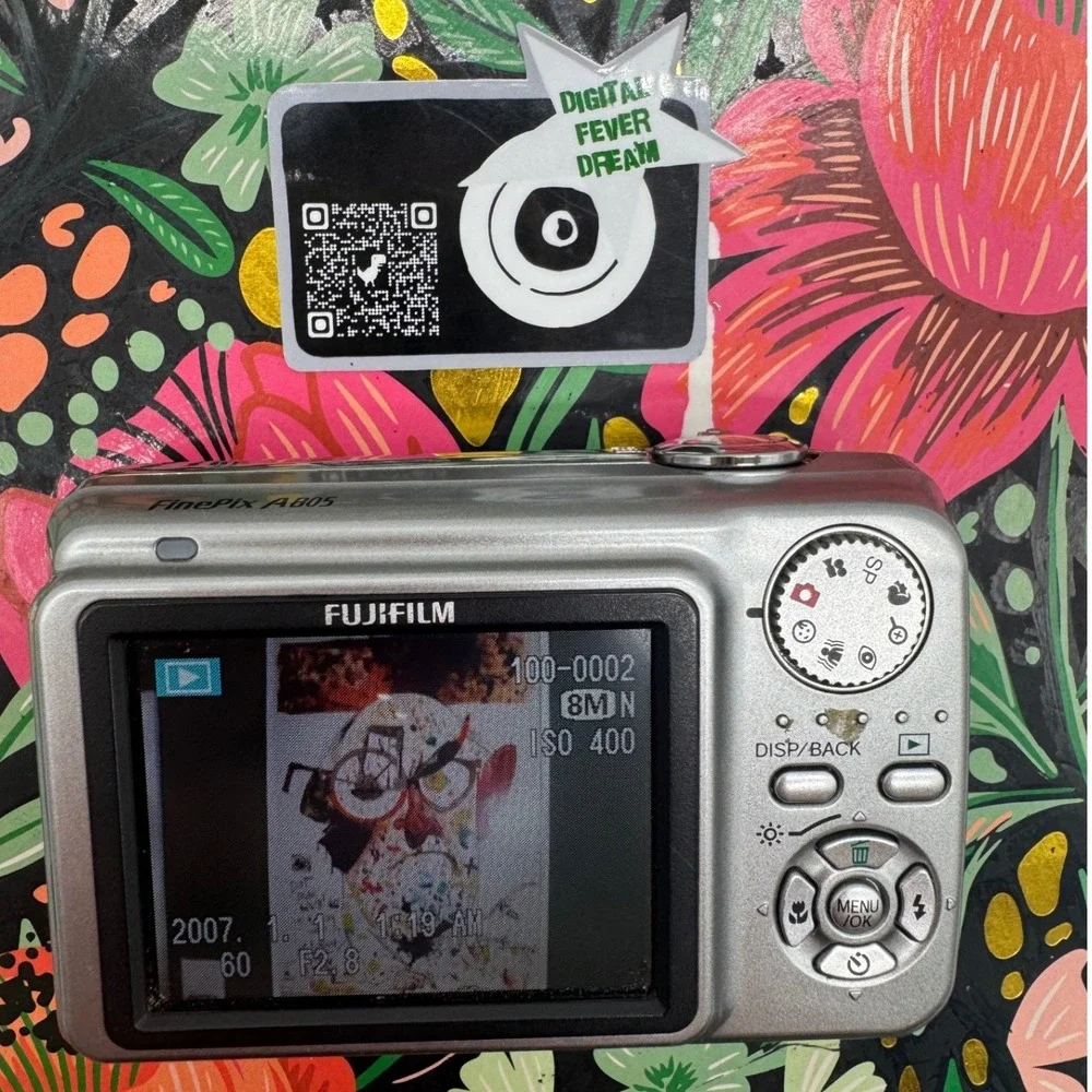 Fujifilm FinePix A805 Blue Digital Camera 8.3MP 3x Optical Zoom Fujinon Lens